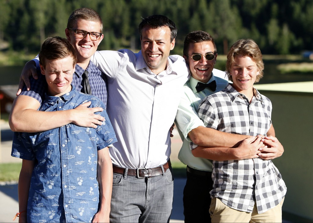 Friends at camp